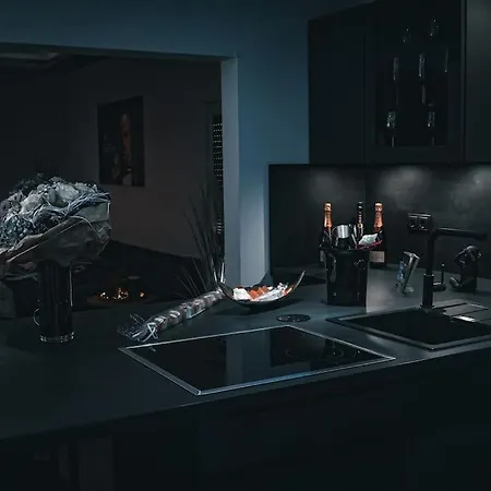 Апартаменты Luxus Loft Whirlpool Designer Kueche Bad