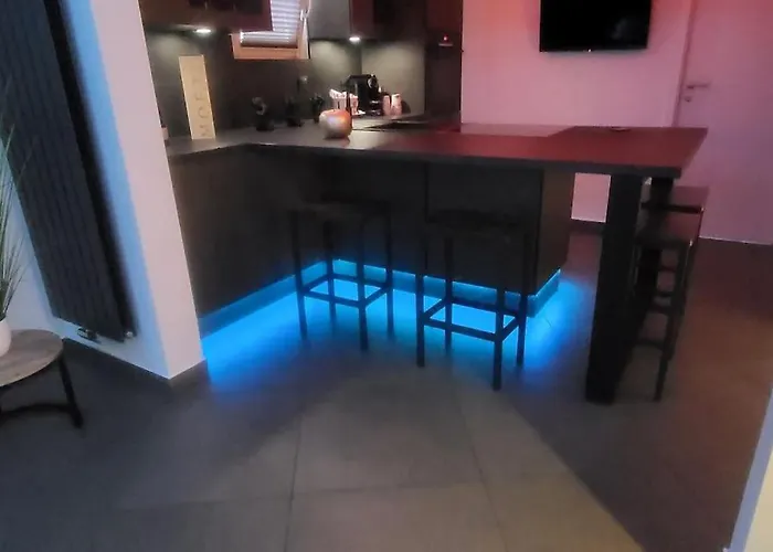 Luxus Loft Whirlpool Designer Küche Bad