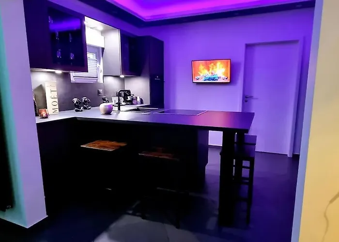 Luxus Loft Whirlpool Designer Küche Bad Apartment Herdecke