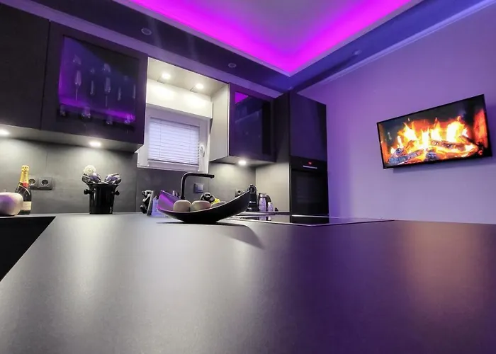 Luxus Loft Whirlpool Designer Küche Bad *